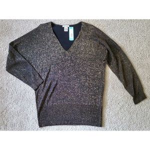Metallic Knit Top/Sweater